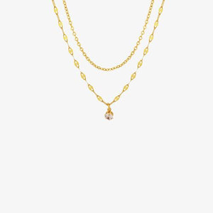 Titanium Steel Double-Layered Necklace