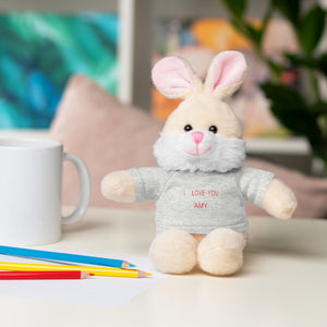 I LOVE YOU AMY Stuffed Animals with Tee