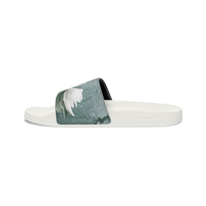 white swan Youth Slide Sandals