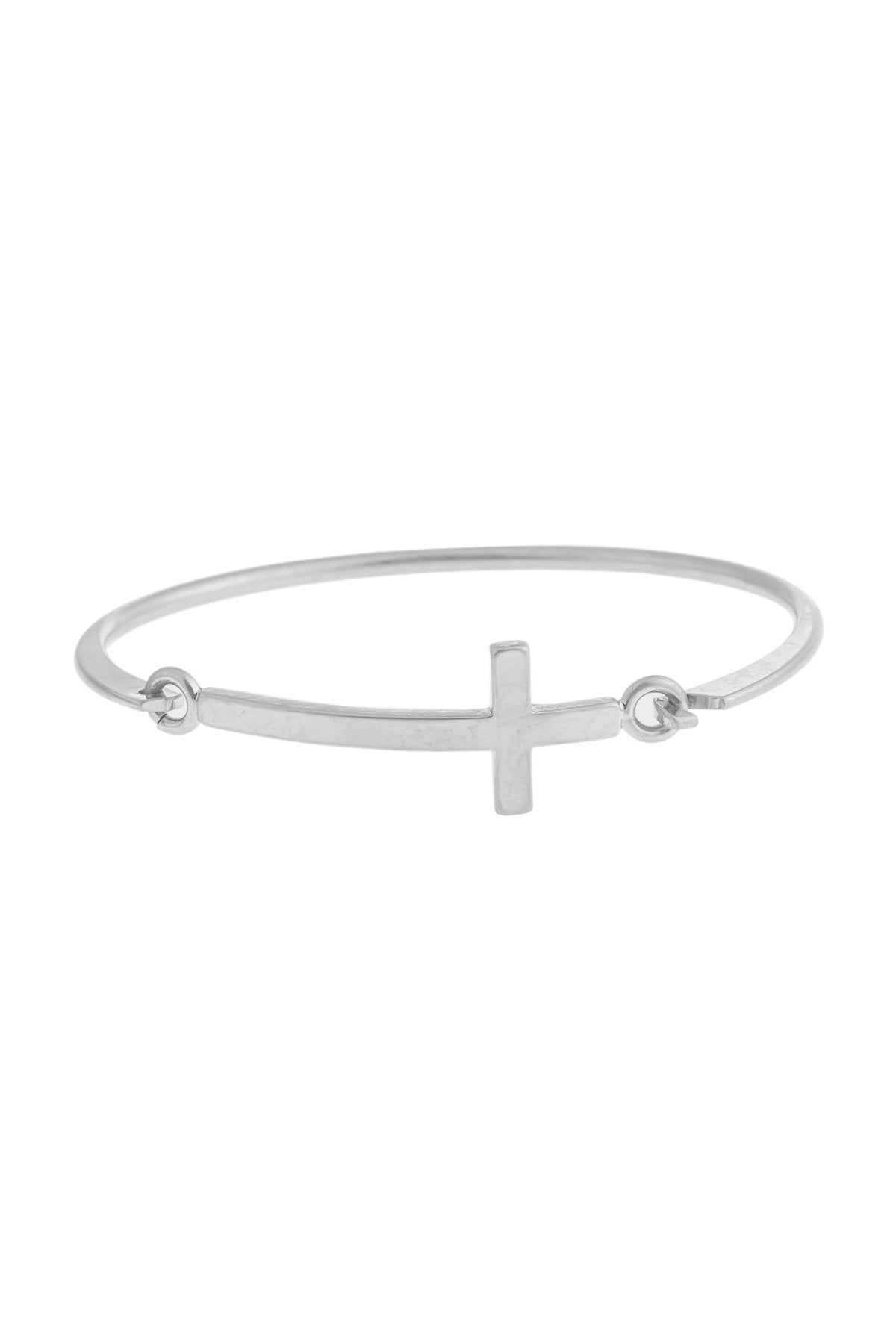 Hdb3122 - Cross Charm Cuff Bracelet