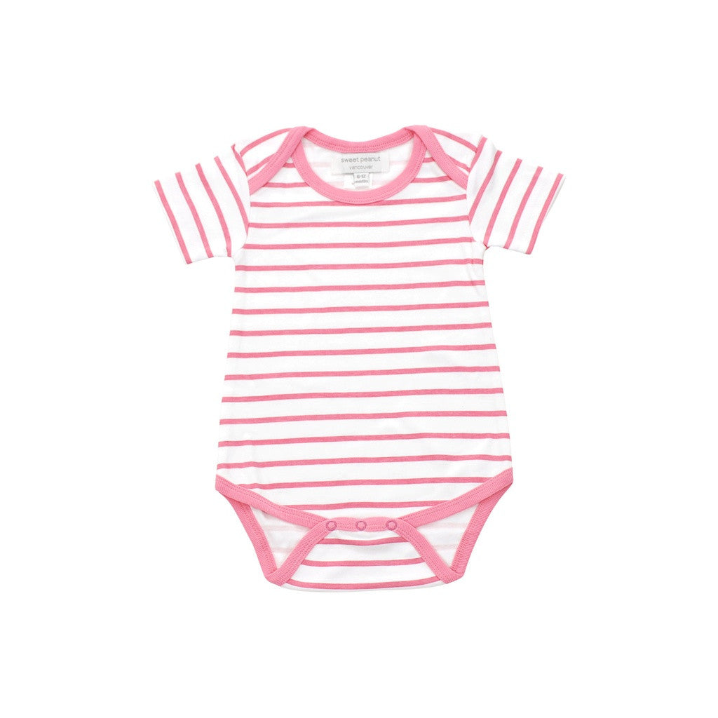 onesie in pink marseille stripe
