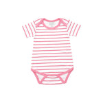 onesie in pink marseille stripe