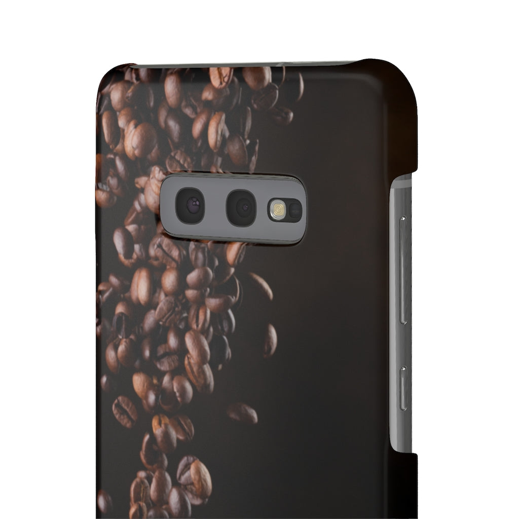 Coffee bean iphone Snap Cases