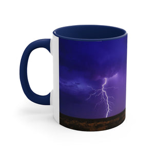 Lightning in nature Accent Coffee Mug, 11oz
