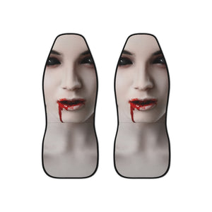 Vampire bloody mouth Car Seat Covers