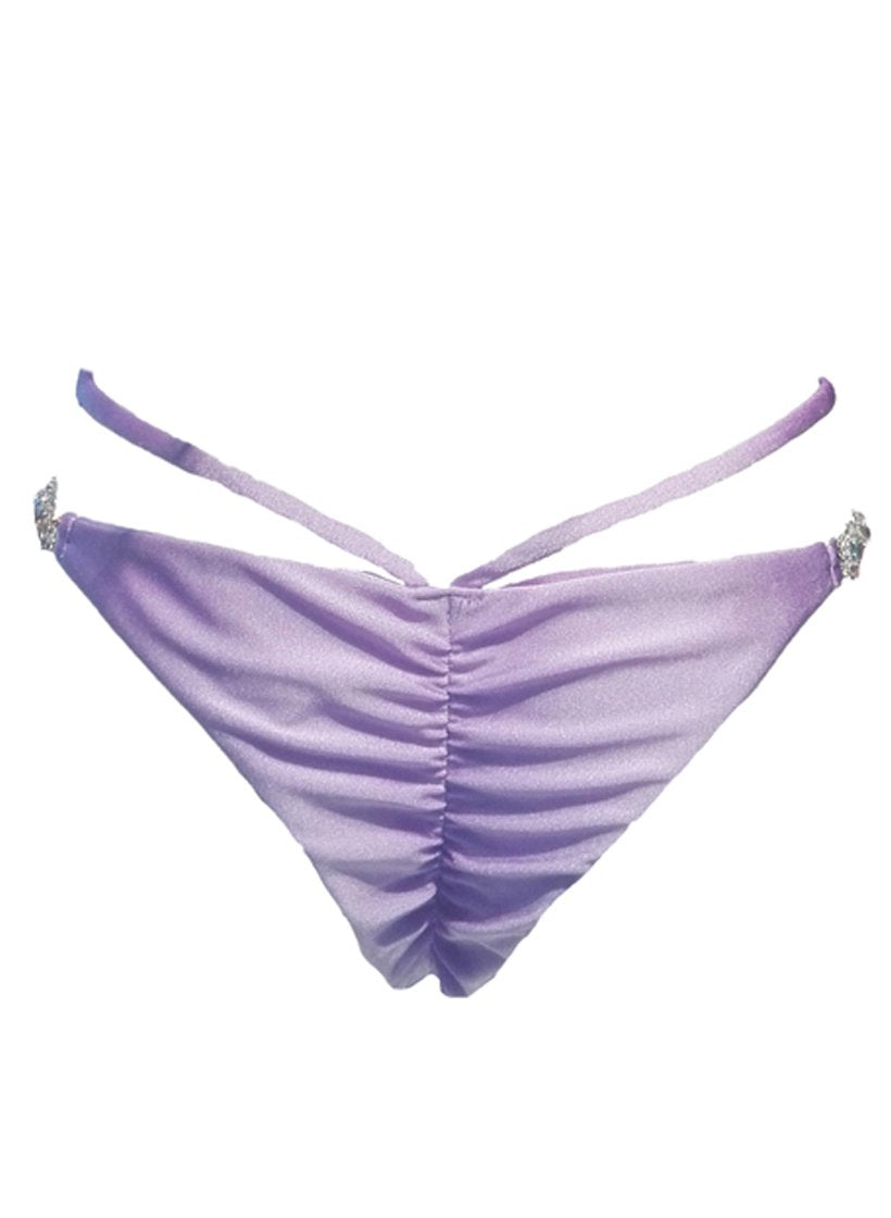 Shanel Strappy Tango Bottom - Purple