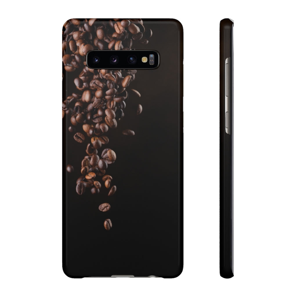 Coffee bean iphone Snap Cases