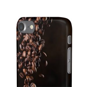 Coffee bean iphone Snap Cases