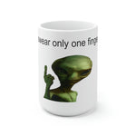 Alien probe promise  Ceramic Mug 15oz