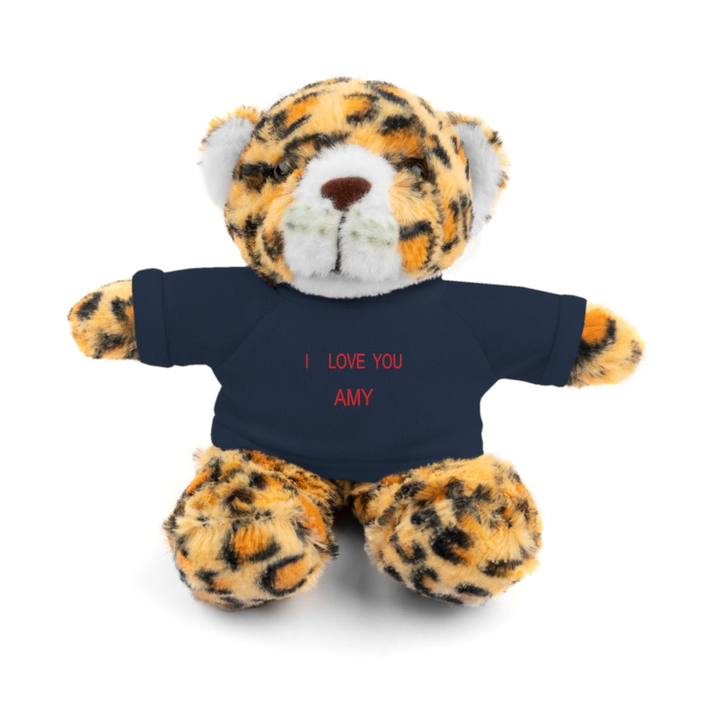 I LOVE YOU AMY Stuffed Animals with Tee