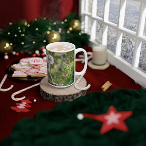 Koala on tree branch White Ceramic Mug