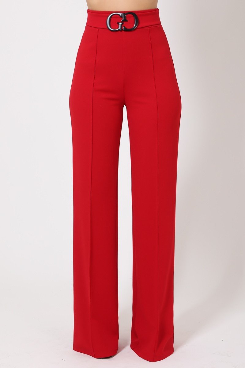 The Gorgeous Belted Chic Pants