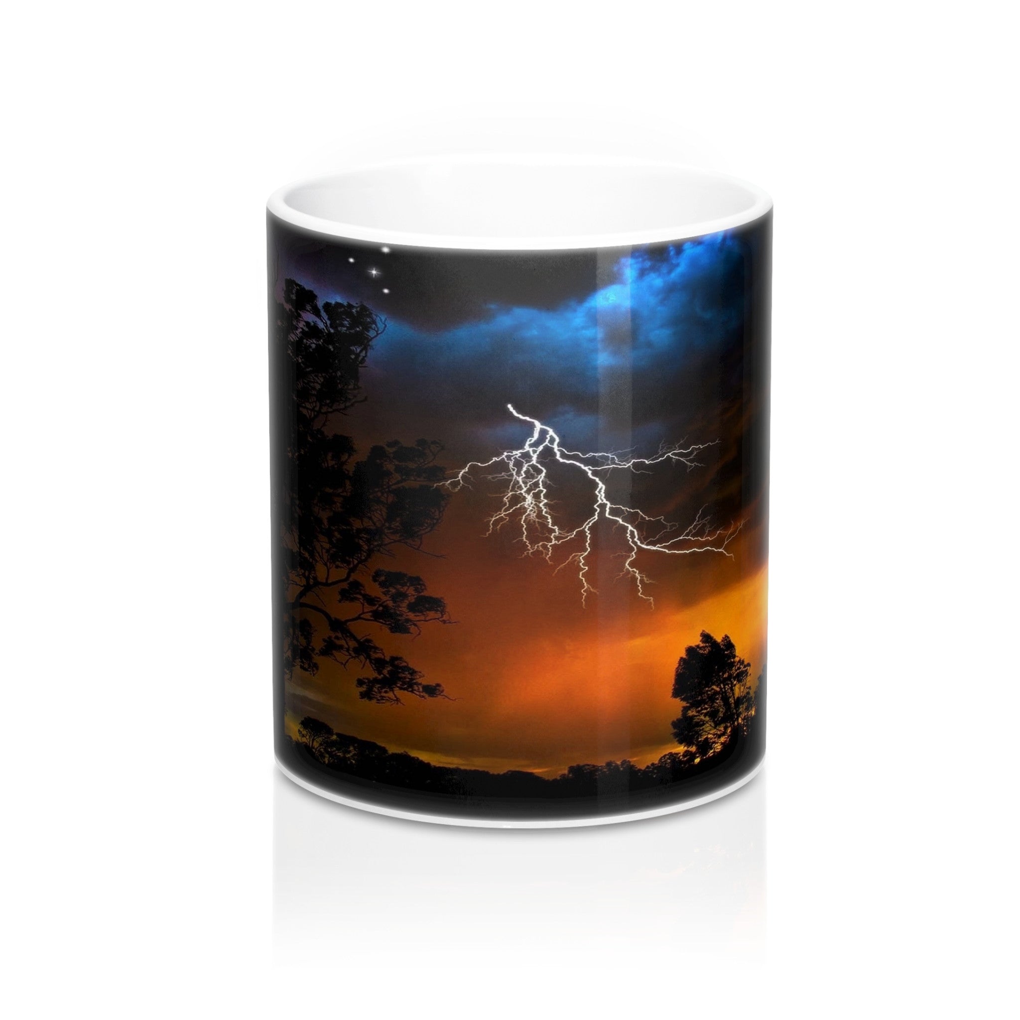 LIGHTNING AND COLORFUL SKY Mug 11oz