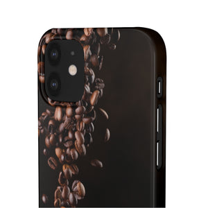Coffee bean iphone Snap Cases