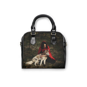 Little red Riding hood with wolf Shoulder Handbag