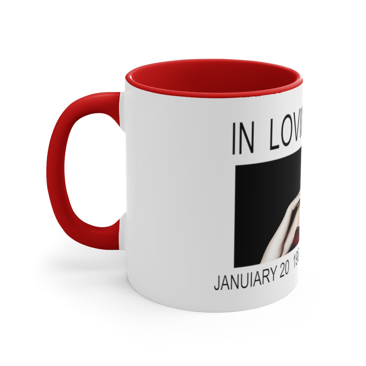 In loving memory sample Accent Coffee Mug, 11oz
