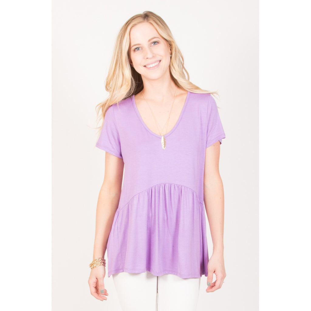 Ruffled Babydoll Tee