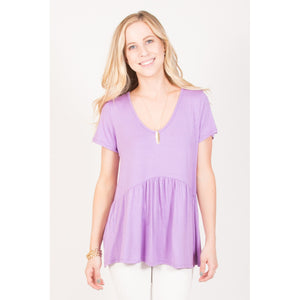 Ruffled Babydoll Tee