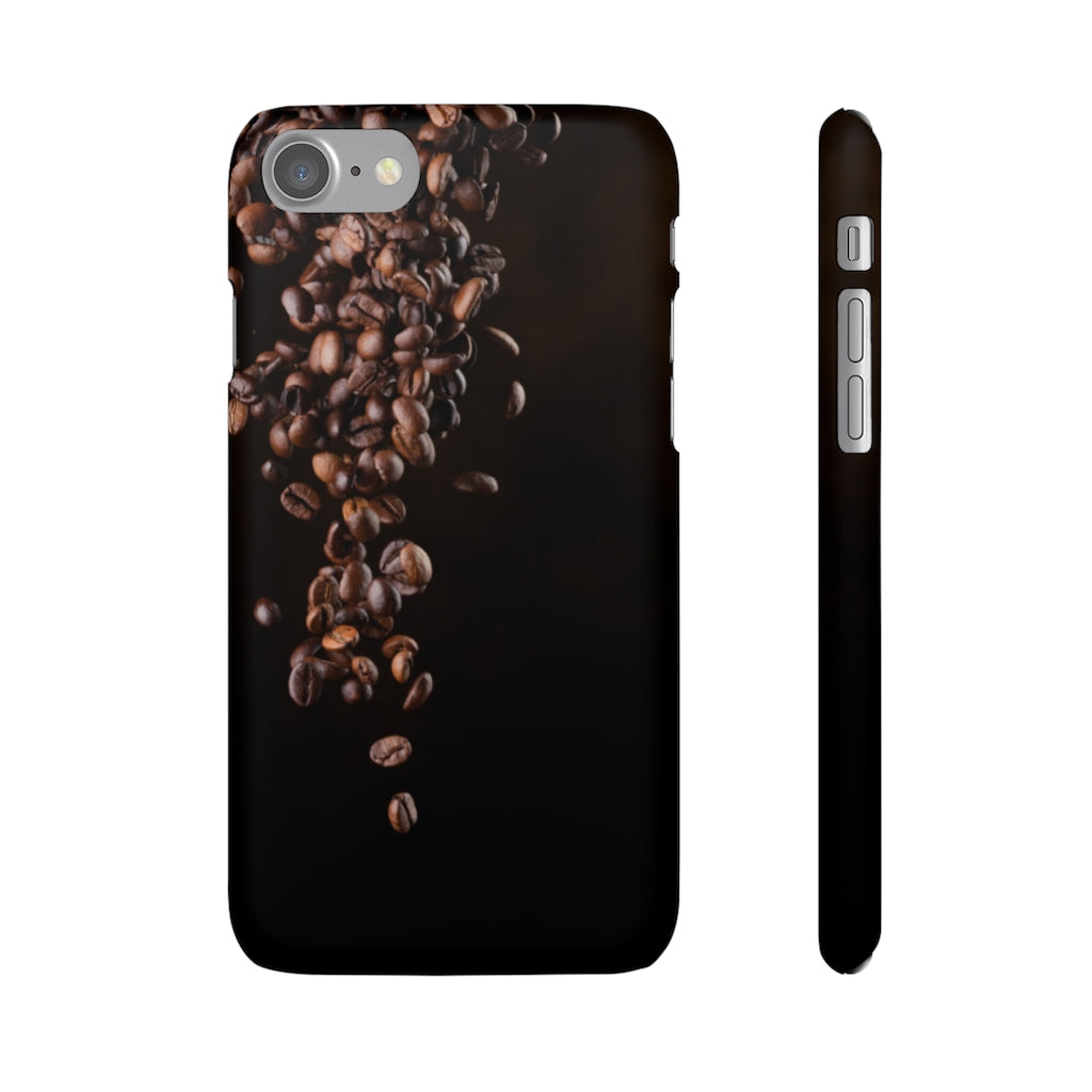 Coffee bean iphone Snap Cases
