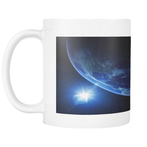 PLANET EARTH SPACE 11 OUNCE COFFEE MUG
