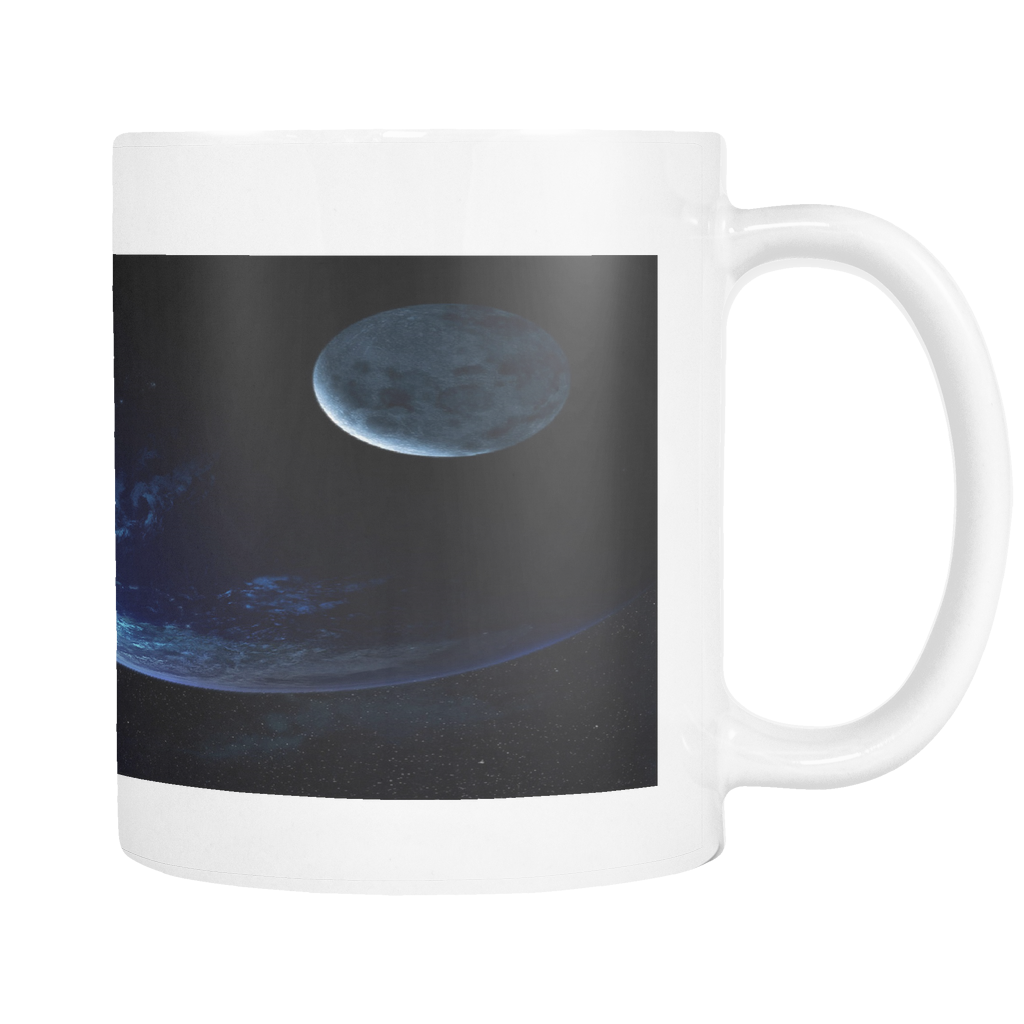 PLANET EARTH SPACE 11 OUNCE COFFEE MUG
