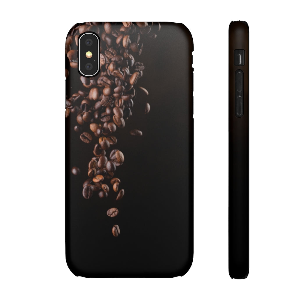 Coffee bean iphone Snap Cases