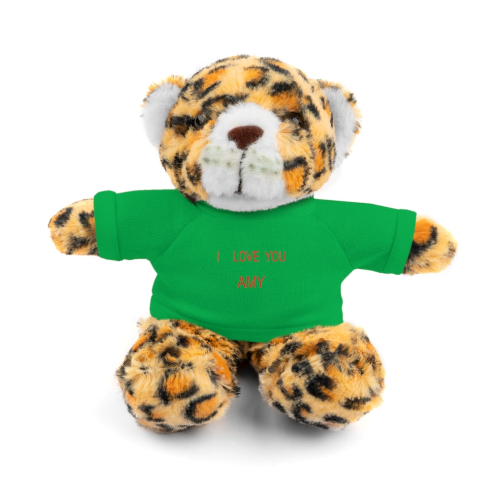 I LOVE YOU AMY Stuffed Animals with Tee