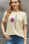 Simply Love Full Size JUST BREATHE Graphic Cotton Tee