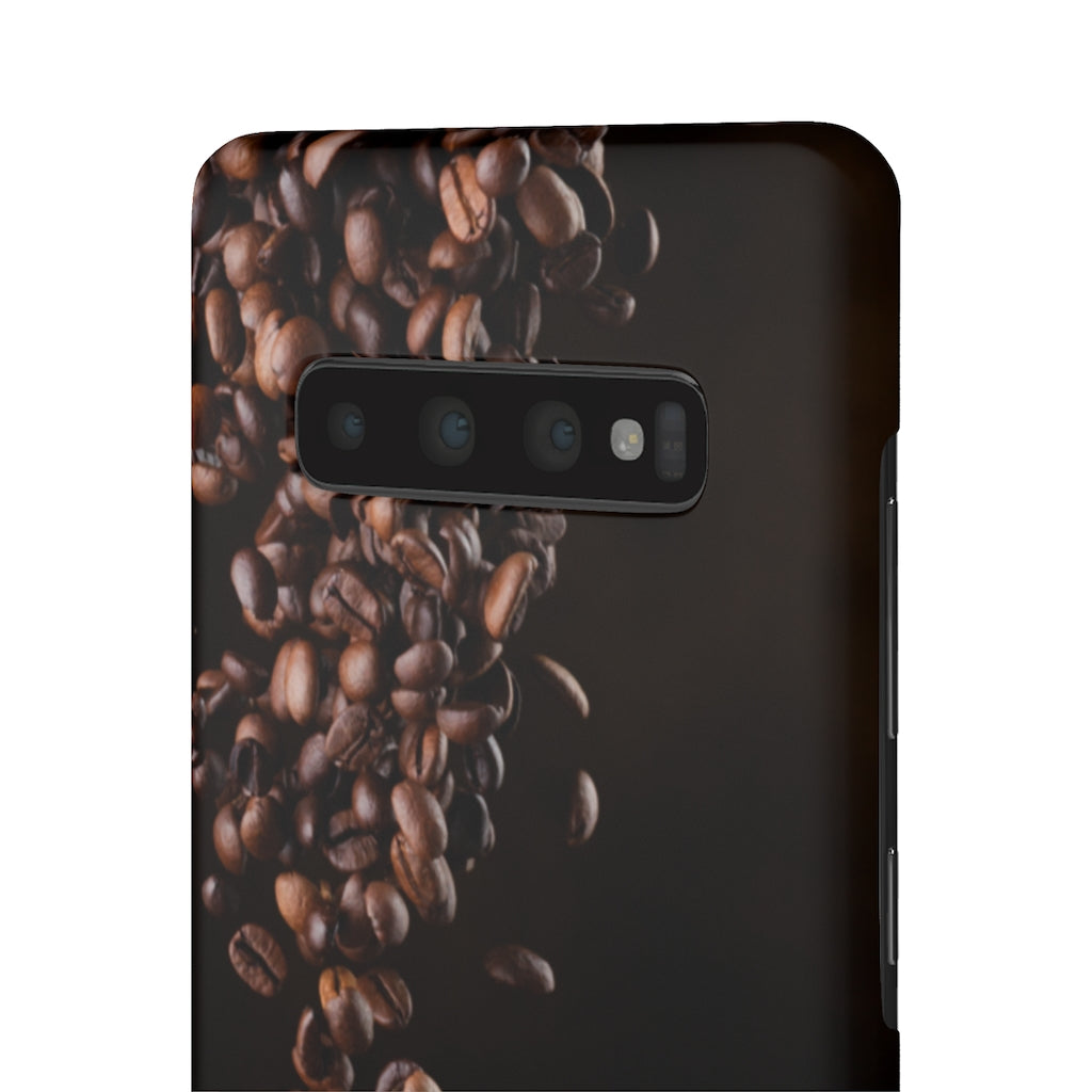Coffee bean iphone Snap Cases