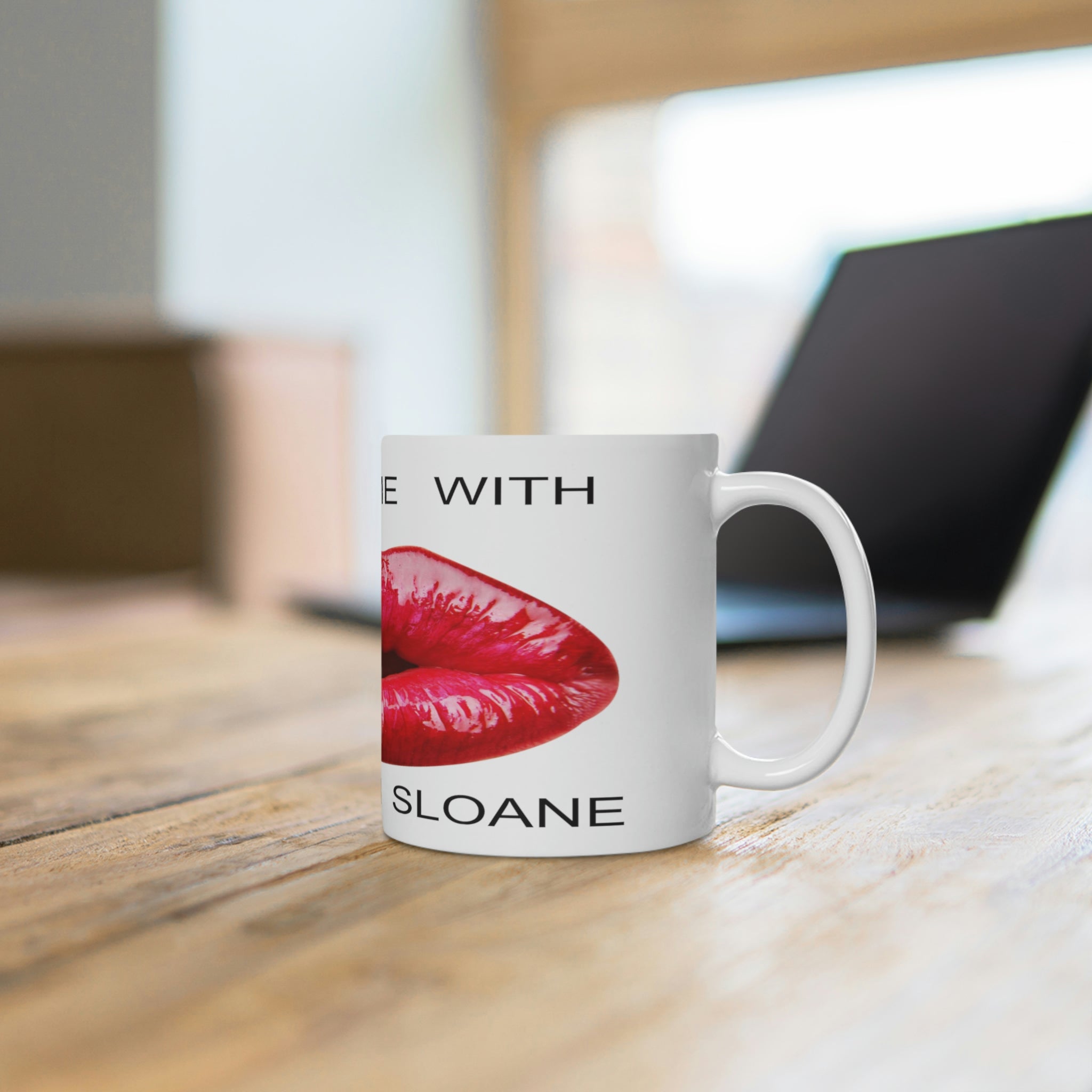 Party time with White Ceramic Mug by Cameron Sloane