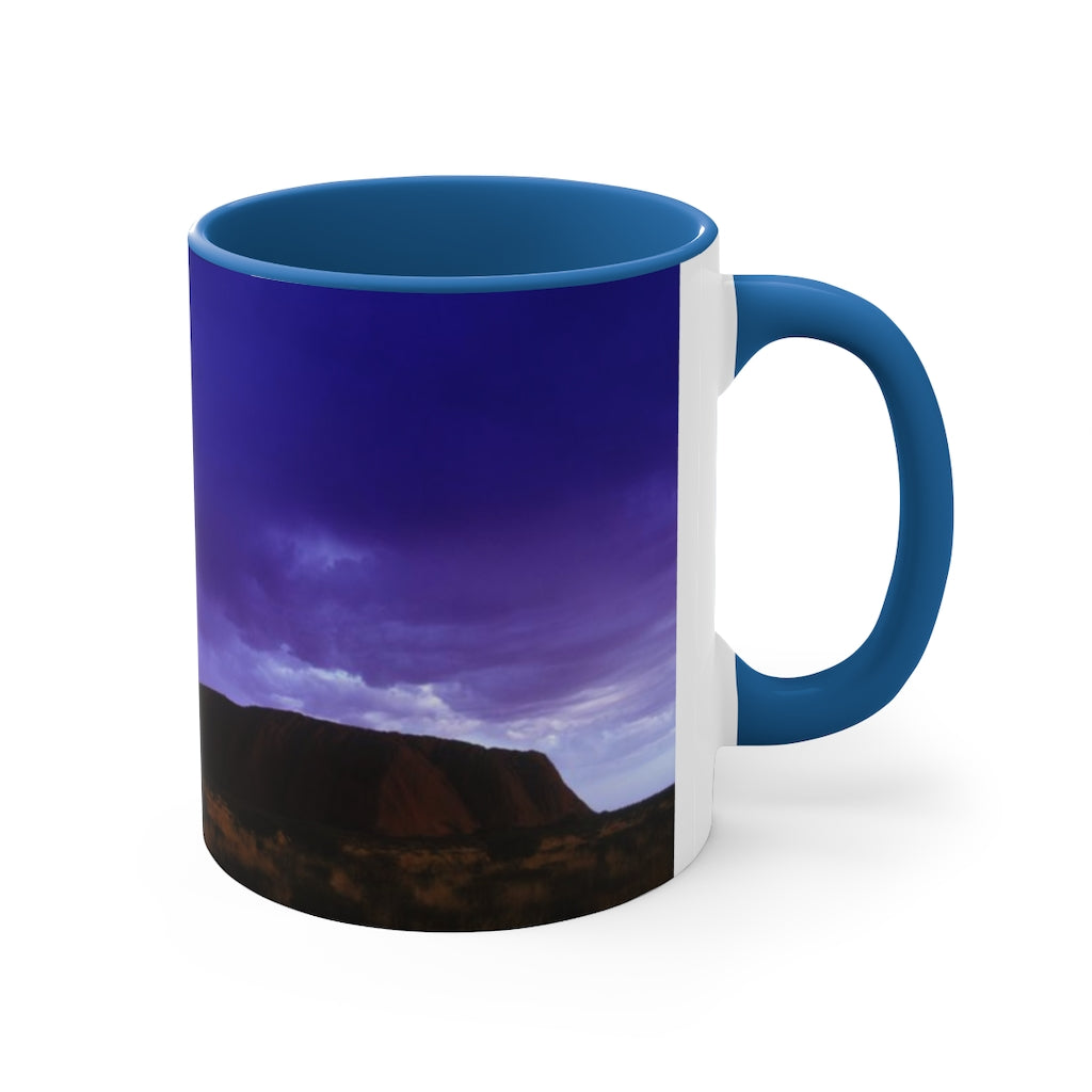 Lightning in nature Accent Coffee Mug, 11oz