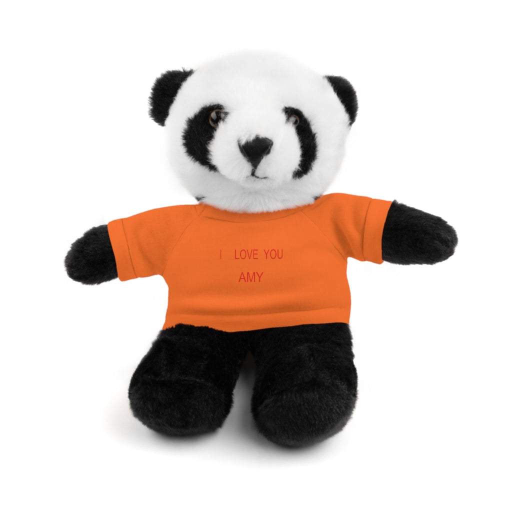 I LOVE YOU AMY Stuffed Animals with Tee