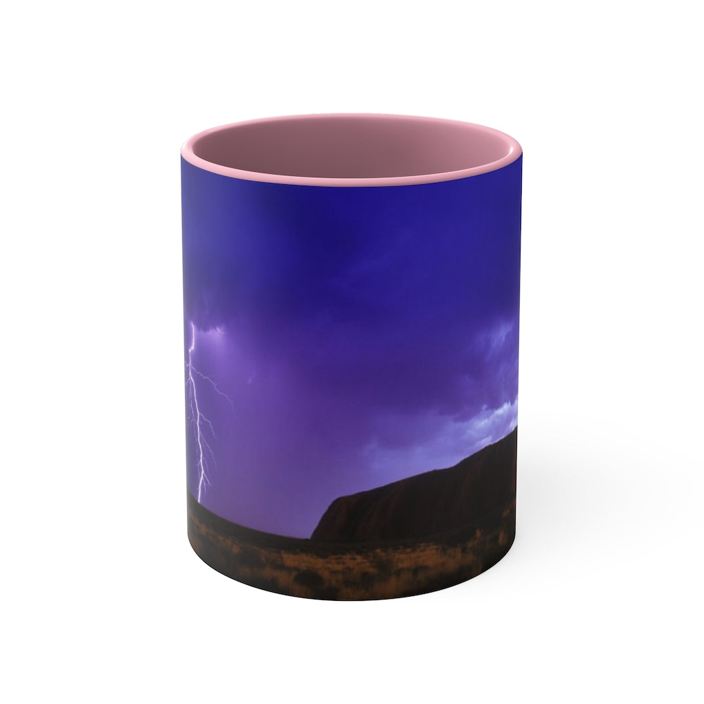 Lightning in nature Accent Coffee Mug, 11oz