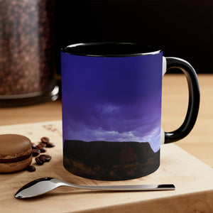 Lightning in nature Accent Coffee Mug, 11oz