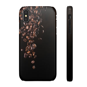 Coffee bean iphone Snap Cases