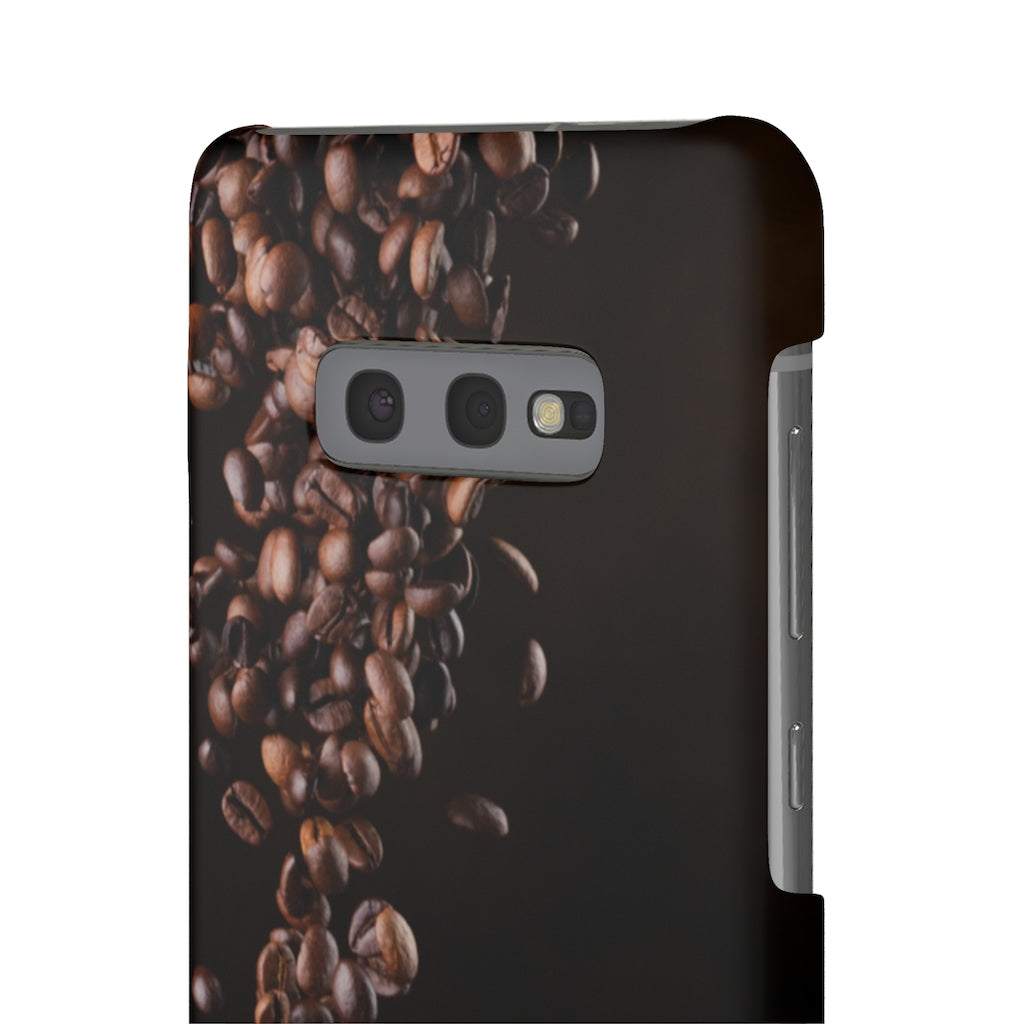 Coffee bean iphone Snap Cases