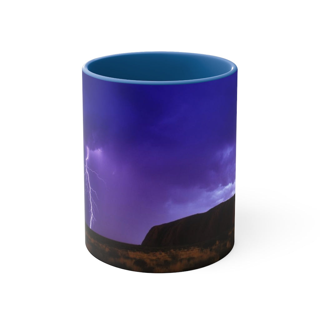 Lightning in nature Accent Coffee Mug, 11oz