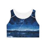 Stormy sky Sports Bra (AOP)