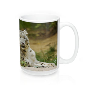 Snow Leopard Family  Mugs