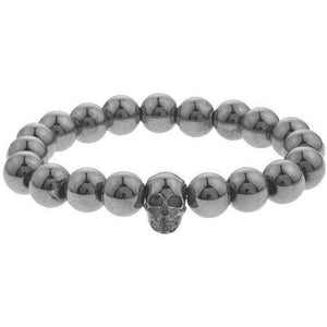 Mister Annum Plus Bead Bracelet - Steel