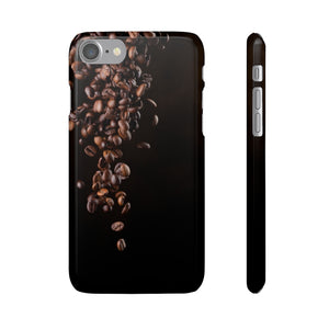 Coffee bean iphone Snap Cases