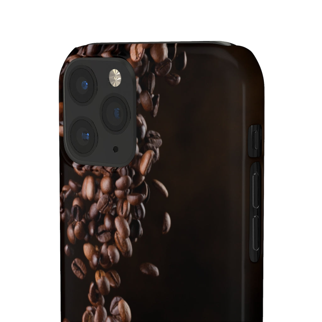 Coffee bean iphone Snap Cases