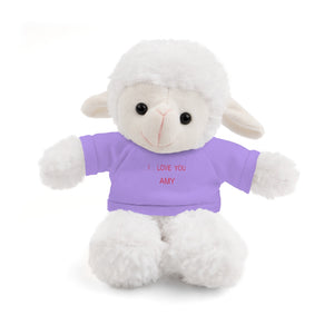 I LOVE YOU AMY Stuffed Animals with Tee