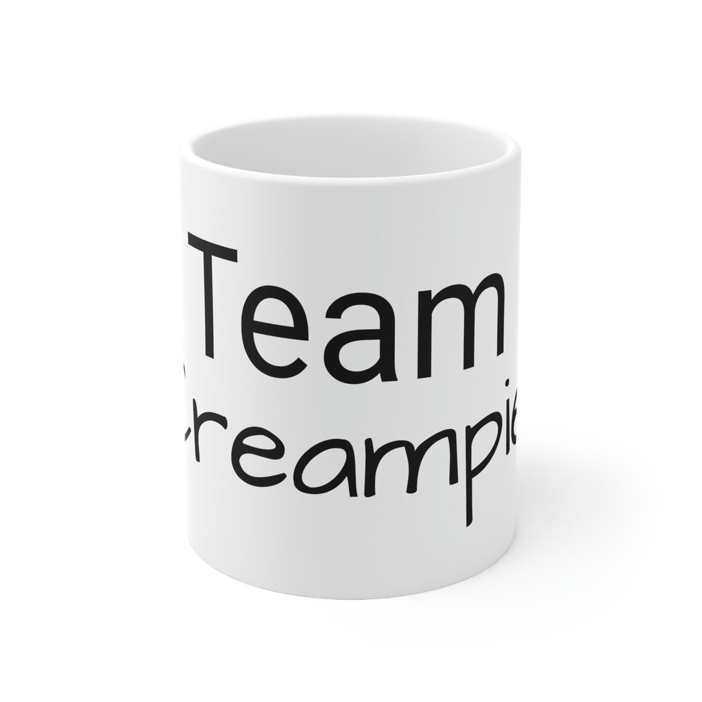 Team Creampie Ceramic Mug 11oz adult humor