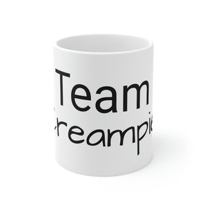 Team Creampie Ceramic Mug 11oz adult humor