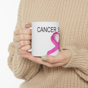 Cancer sucks Ceramic Mug 11oz