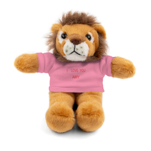 I LOVE YOU AMY Stuffed Animals with Tee