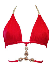 June Triangle Top - Red