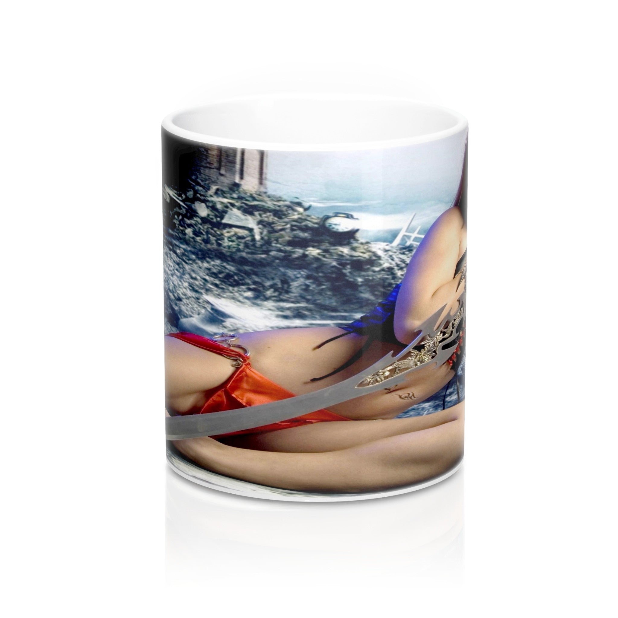 Sword Warrior Girl Fantasy Mug 11oz