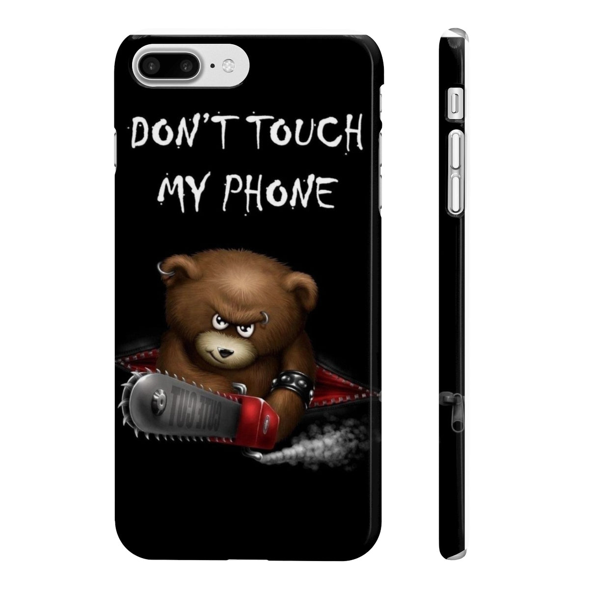 Don't touch my phone scary bear Wpaps Slim Phone Cases